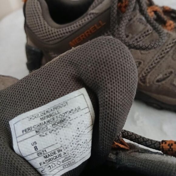 Merrell Moab 3 Brown Orange Low-Top Waterpoof Hiking Shoes Trail Sneakers Mens 8 main image 6